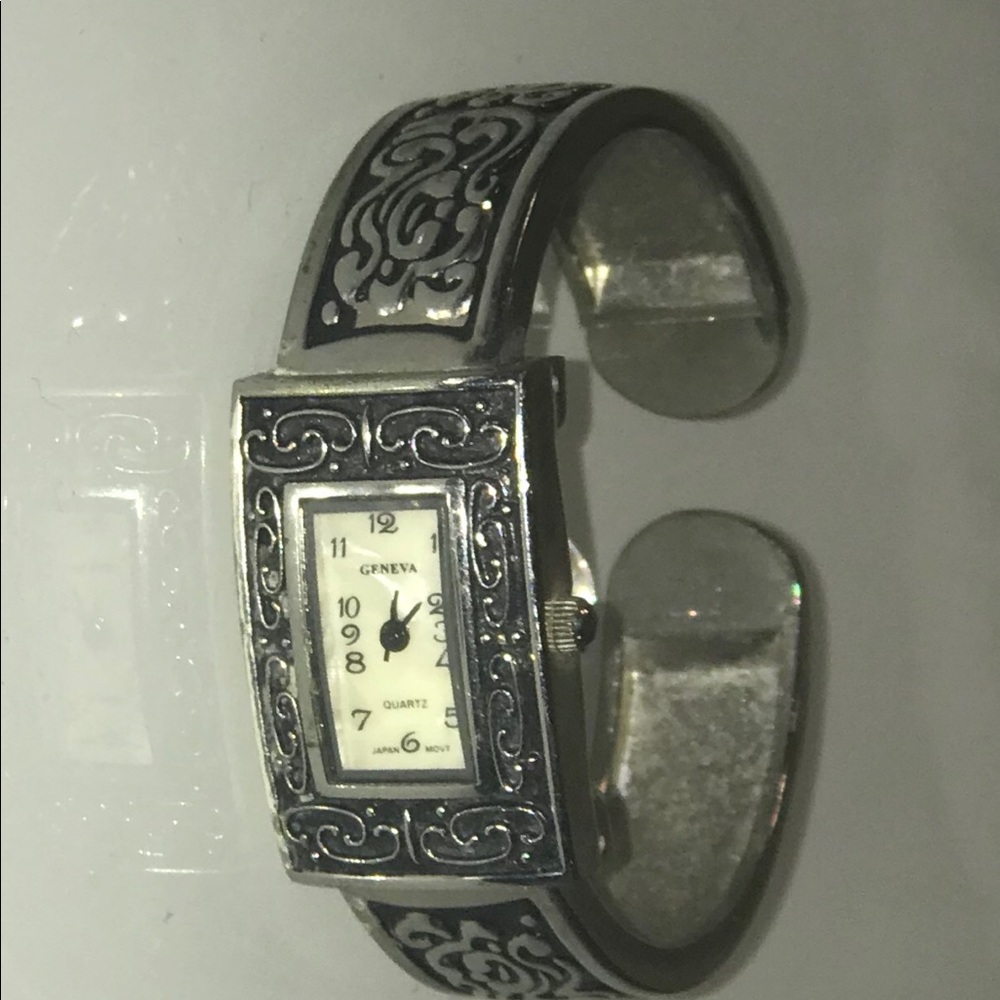 Geneva Silver Watch